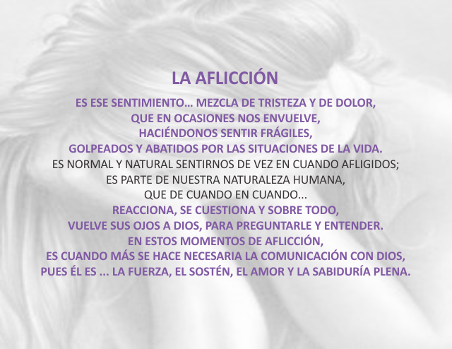 La aflicción Marzo 8 de 2012